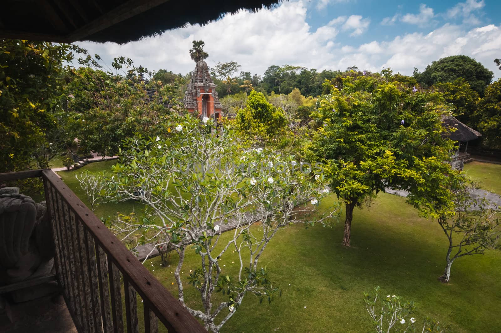 Main gate to Pura Taman Ayun - hindu temple near Mengwi, Bali, Indonesia