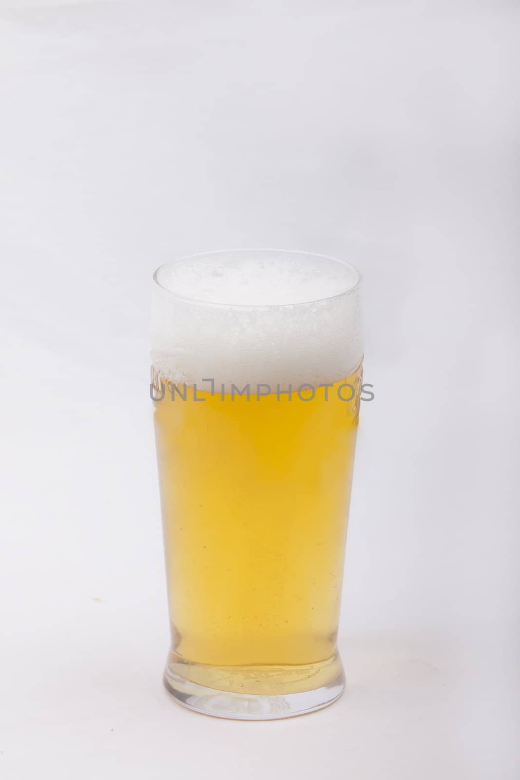 Beer Glass  on a white background