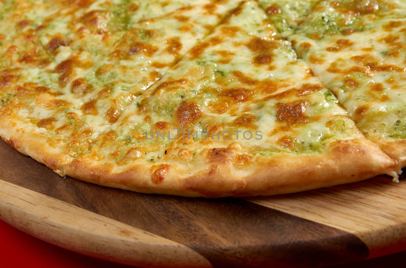 Pizza focaccia and italian kitchen. Studio