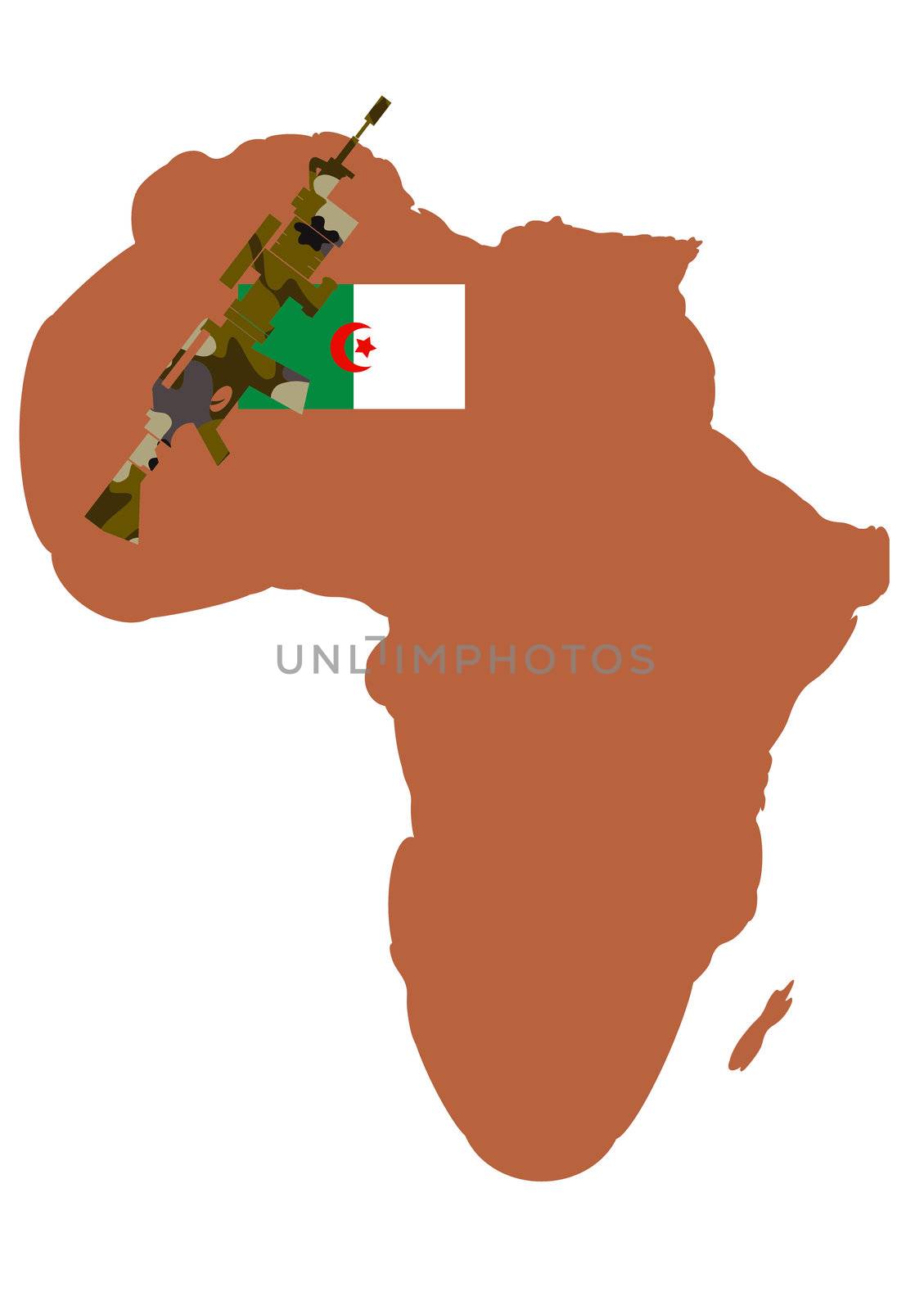 war in Algeria by africa