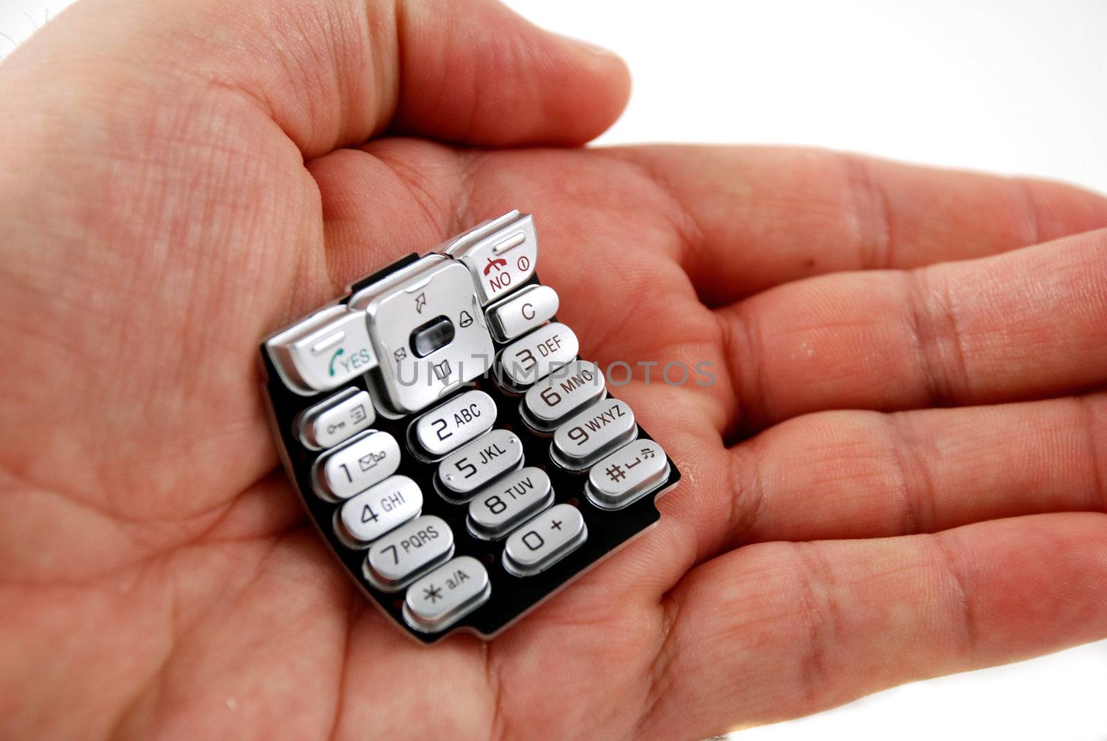 stock photography of the keypad found on phones