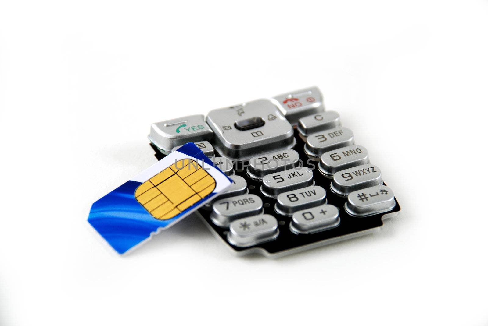 keypad and sim card by albln