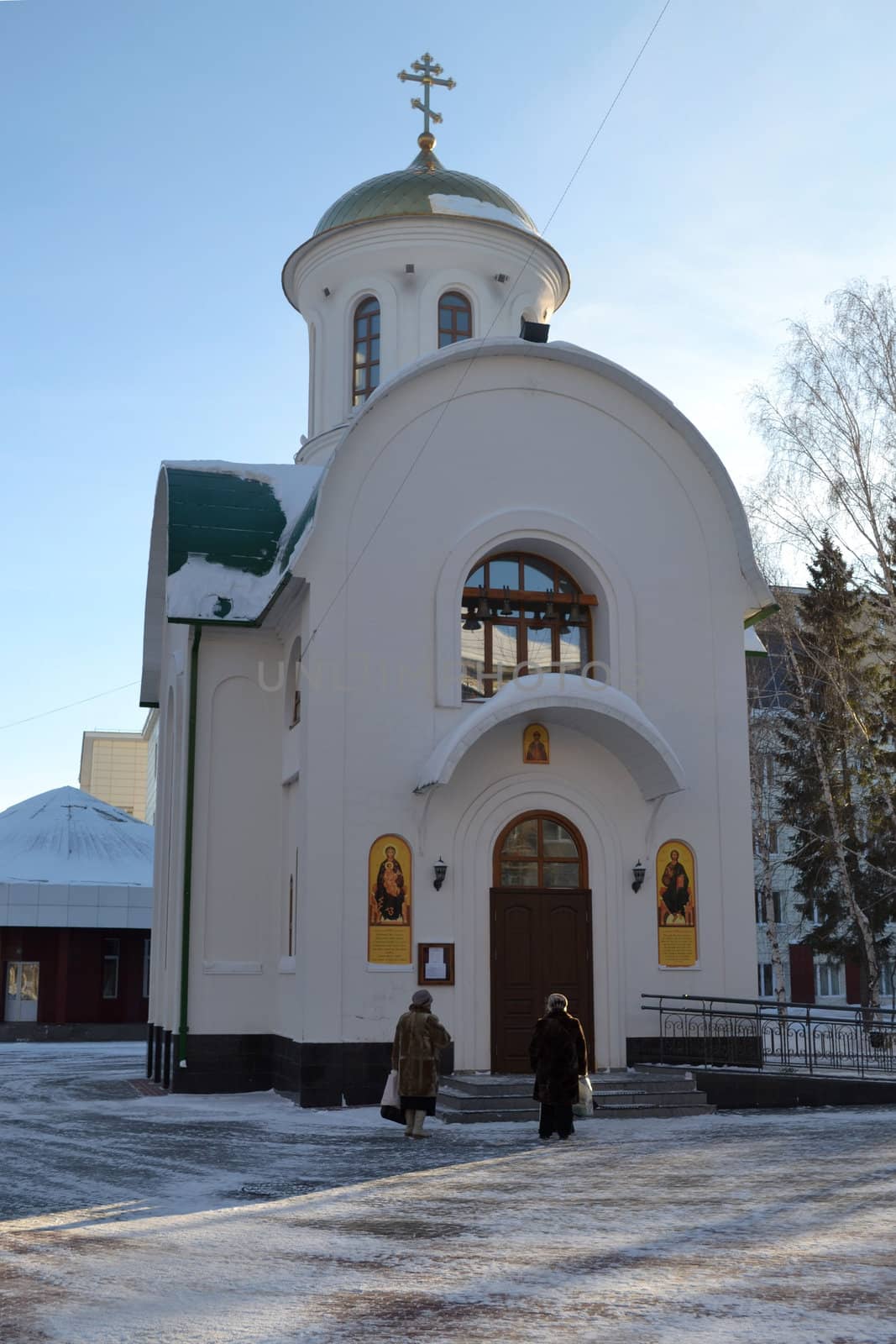 The temple in honor of sacred blessed prince Dmitry Donskogo, Tyumen