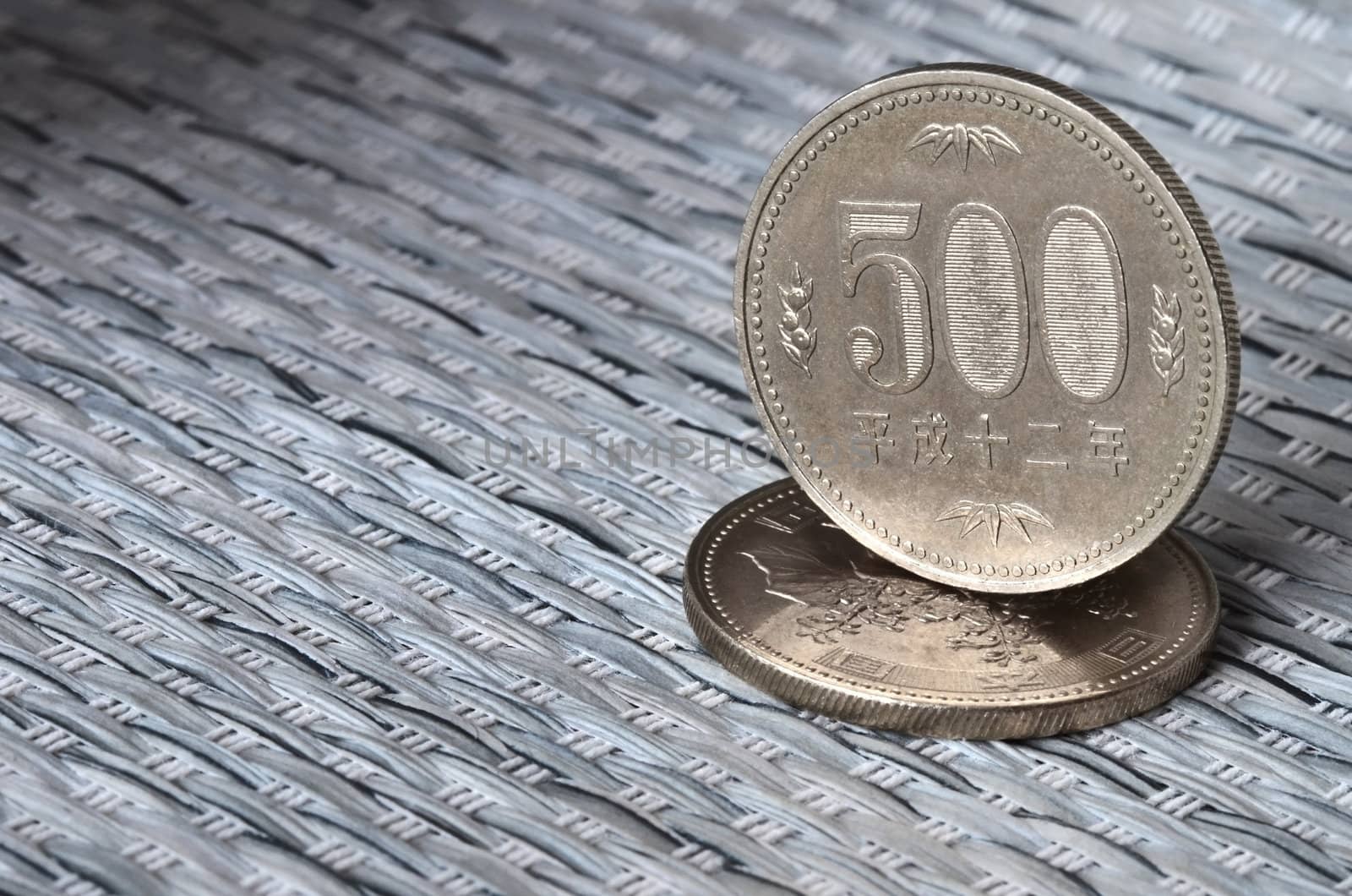 Japanese currency coins by Vectorex