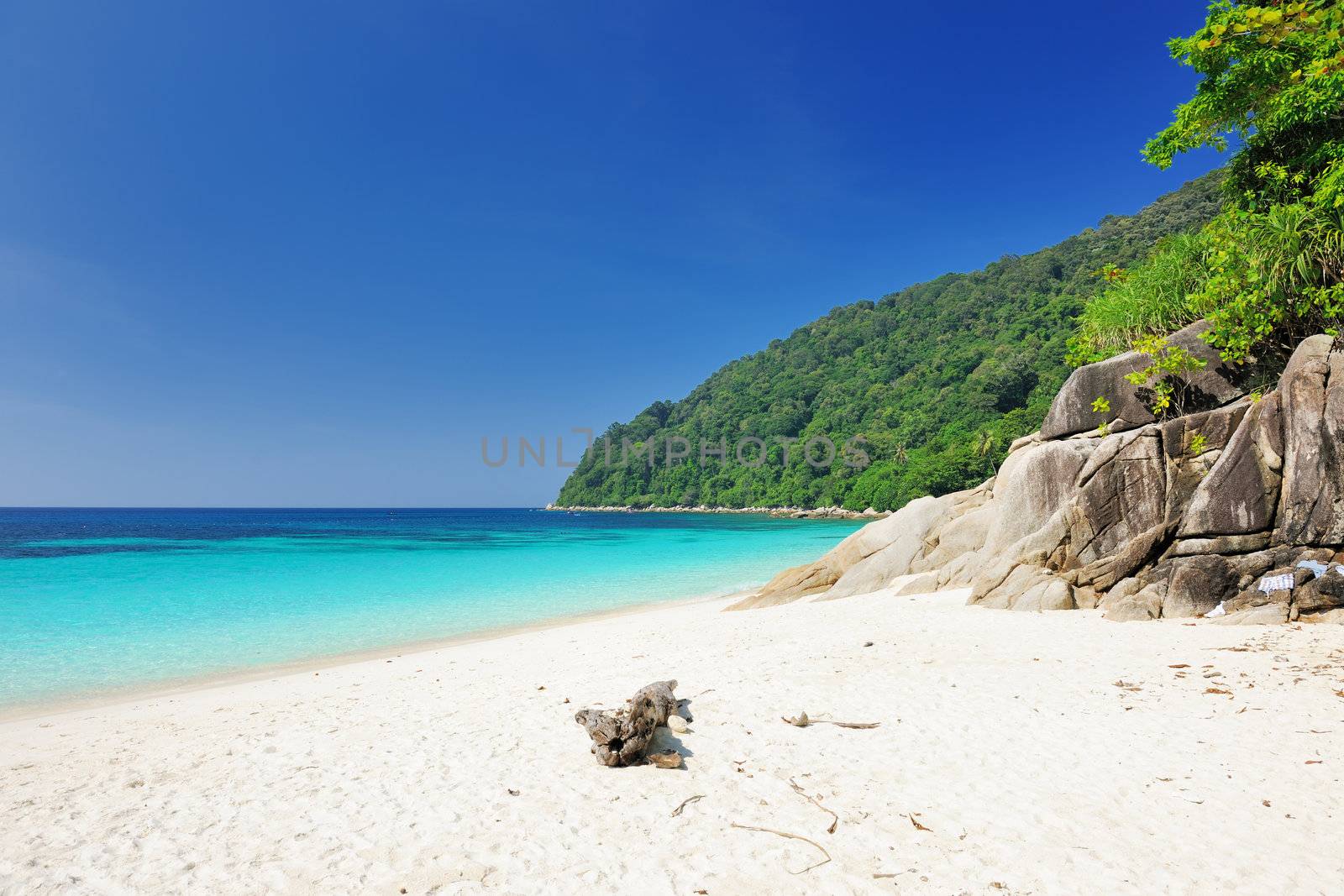 Beautiful beach at Perhentian islands, Malaysia