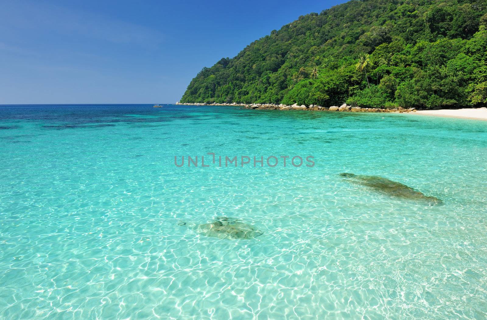 Beautiful beach at Perhentian islands, Malaysia