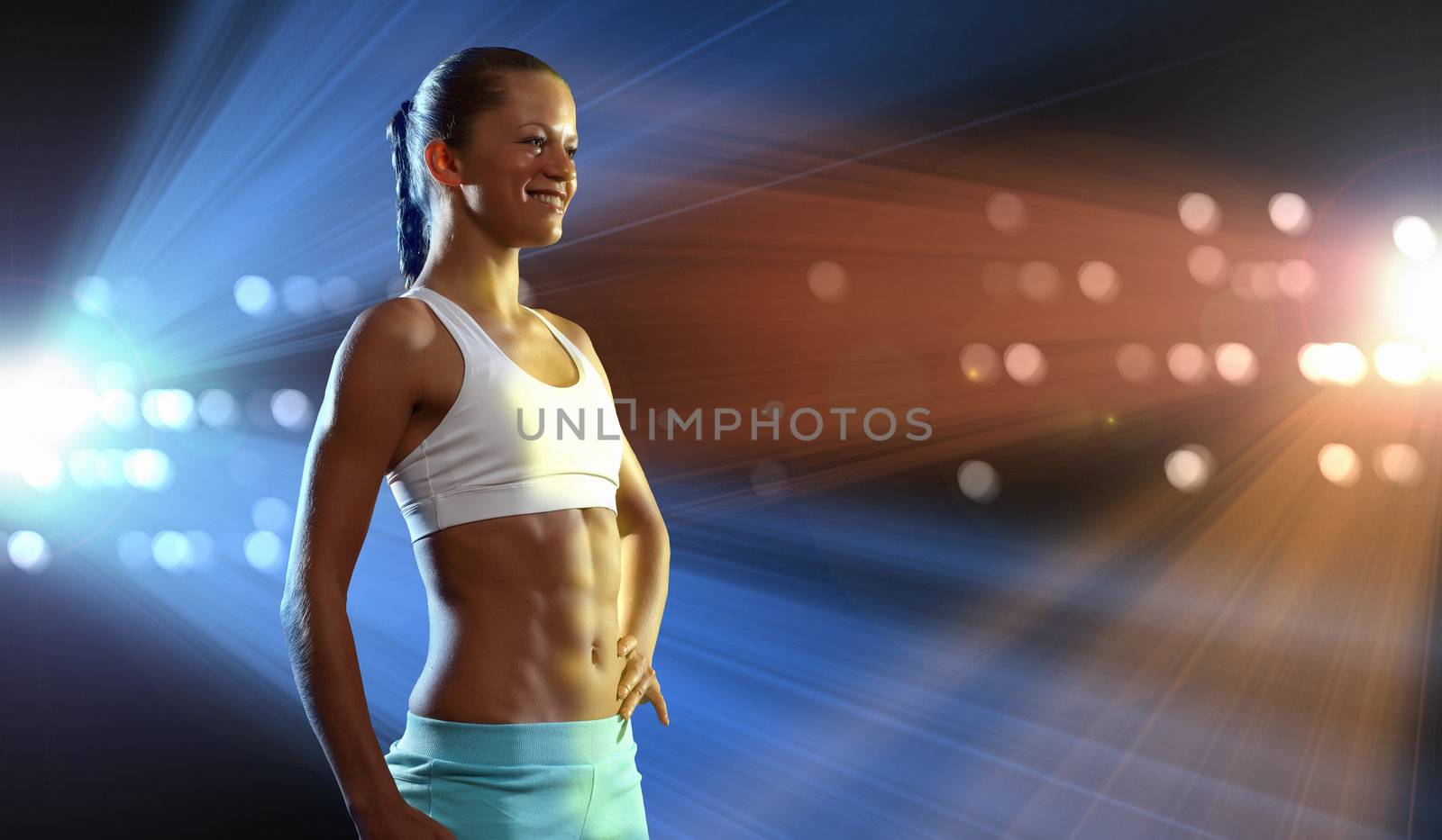 Fitness woman by sergey_nivens