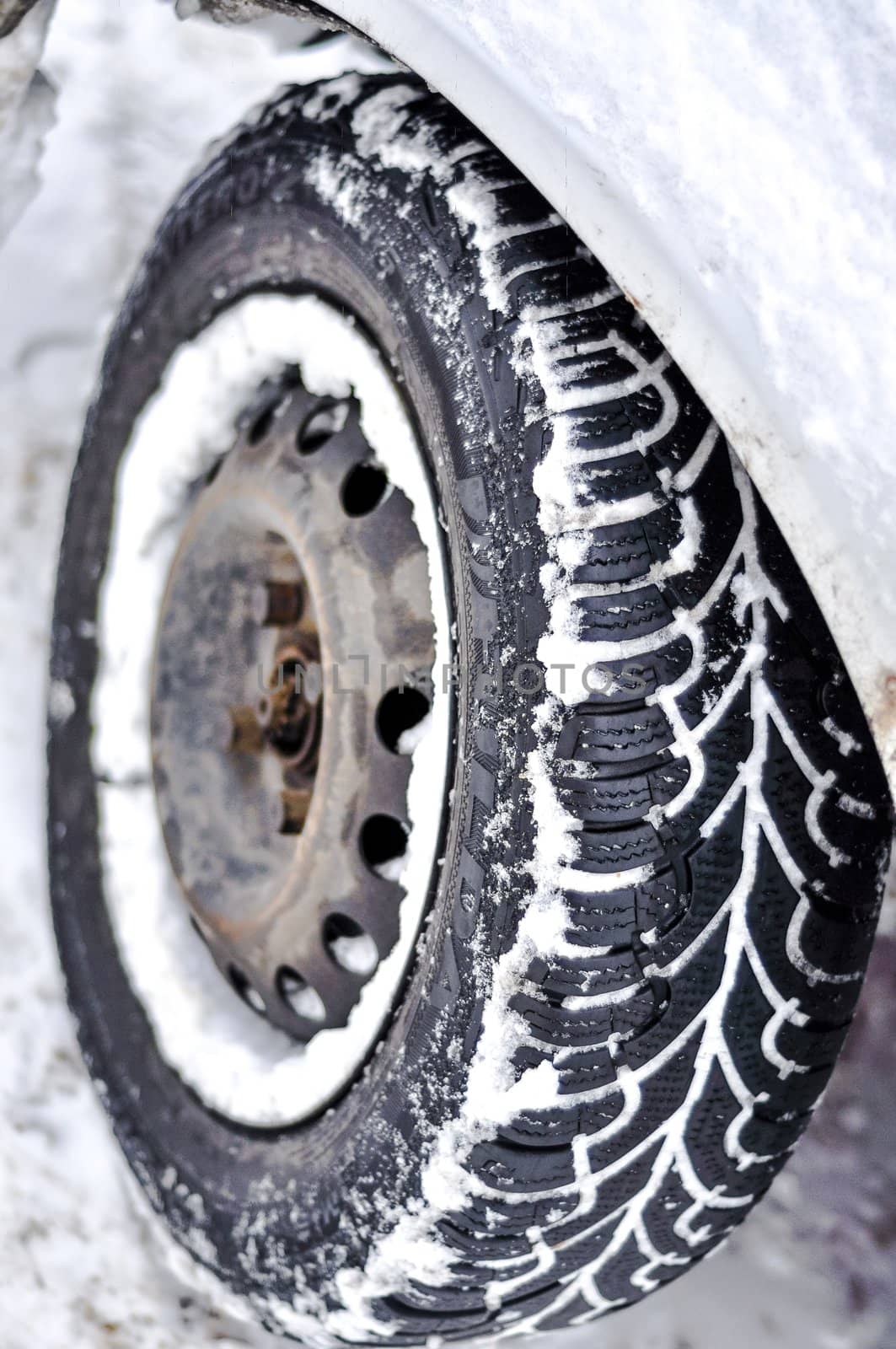 An image of snow tire