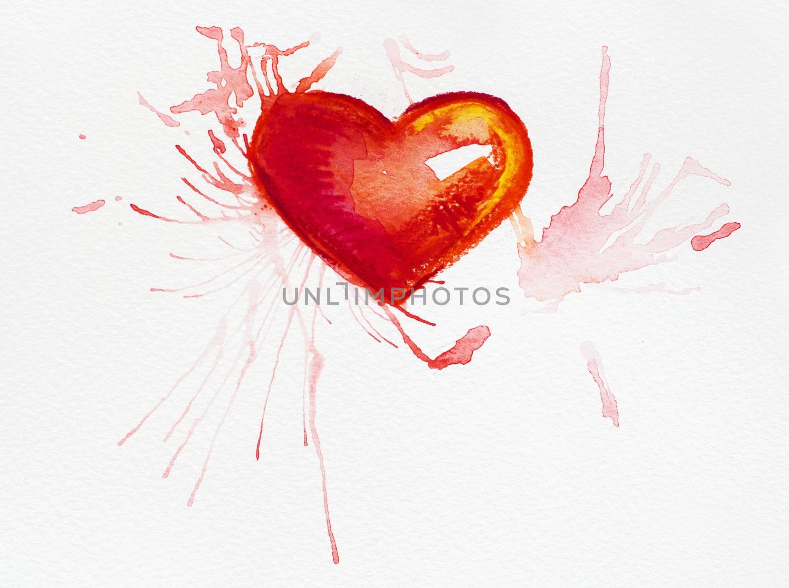 Light background with hearts - St. Valentine's day or wedding postal