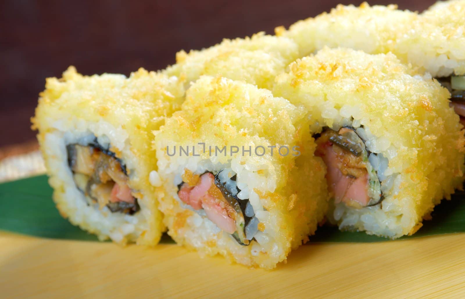 set of japanese sushi. traditional japanese food