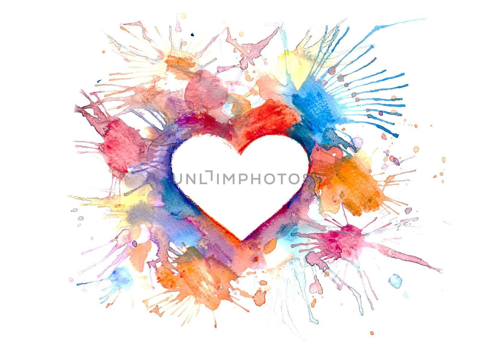 Light background with hearts - St. Valentine's day or wedding postal