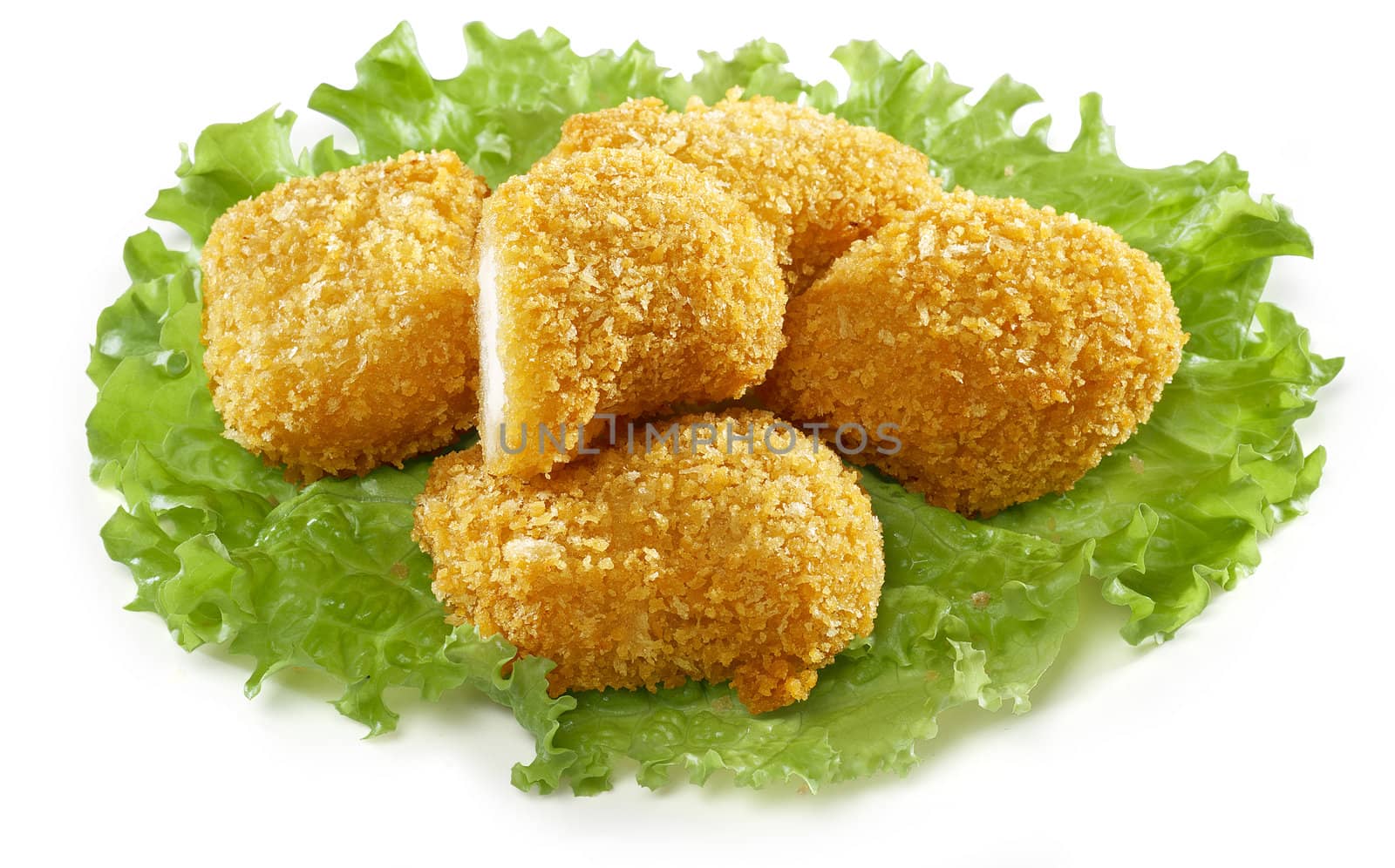 Nuggets on the lettuce by Angorius
