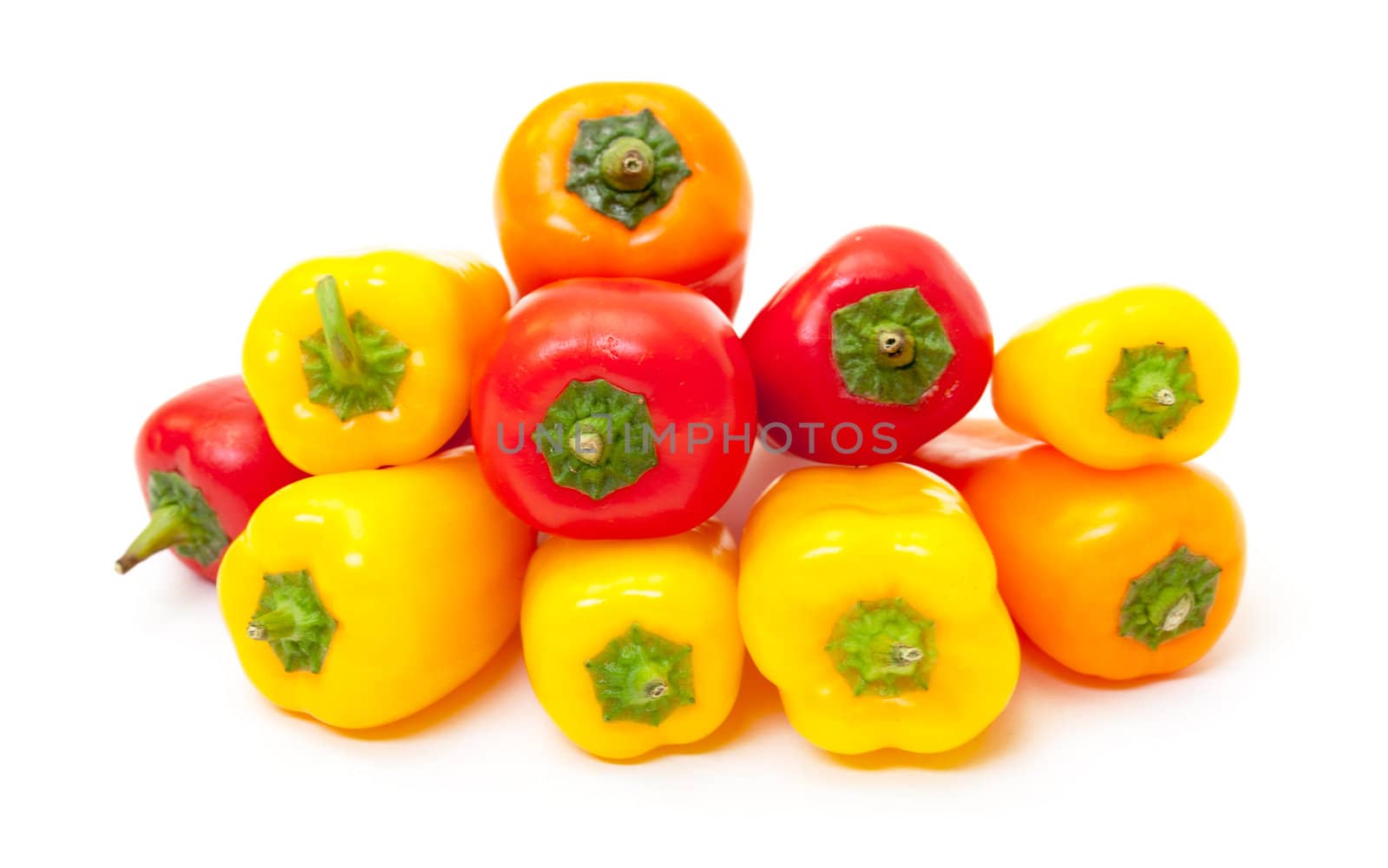 Heap Fresh Bell Peppers by Discovod