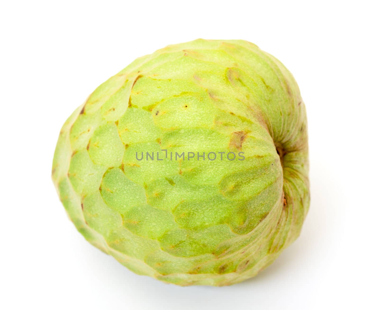 Fresh Vegetable Chirimuya on white background