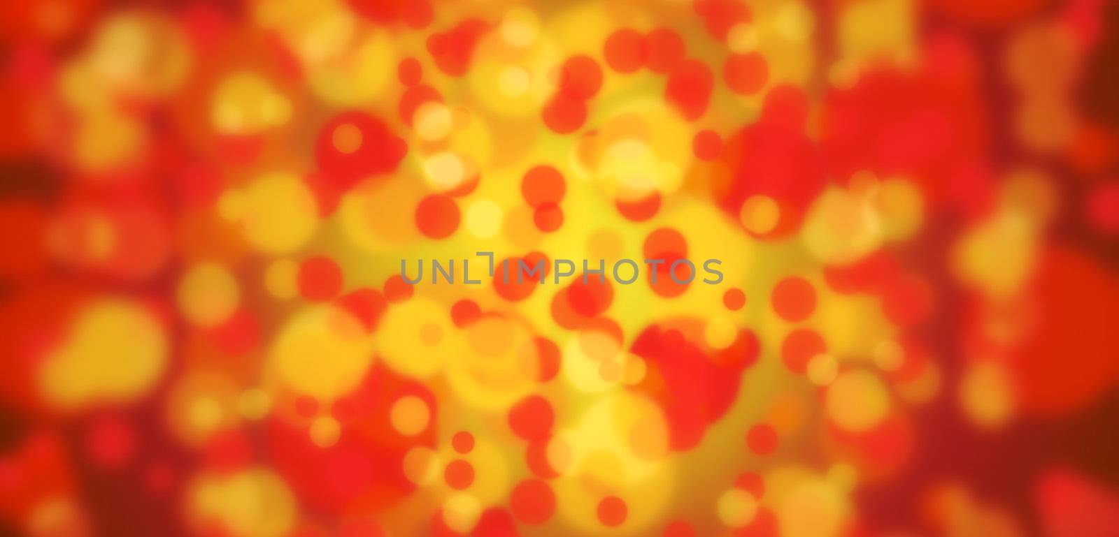 An image of abstract rounded bokeh background
