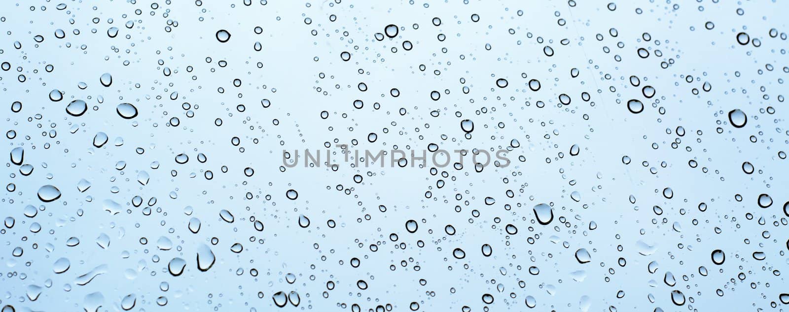 An image of waterdrops on window