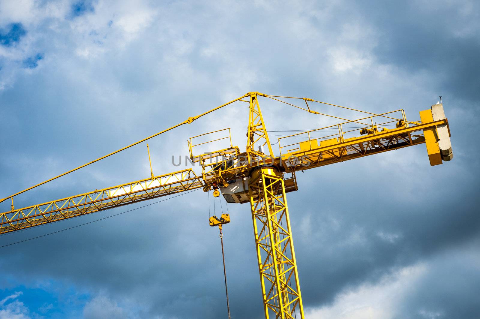 An image of yellow crane