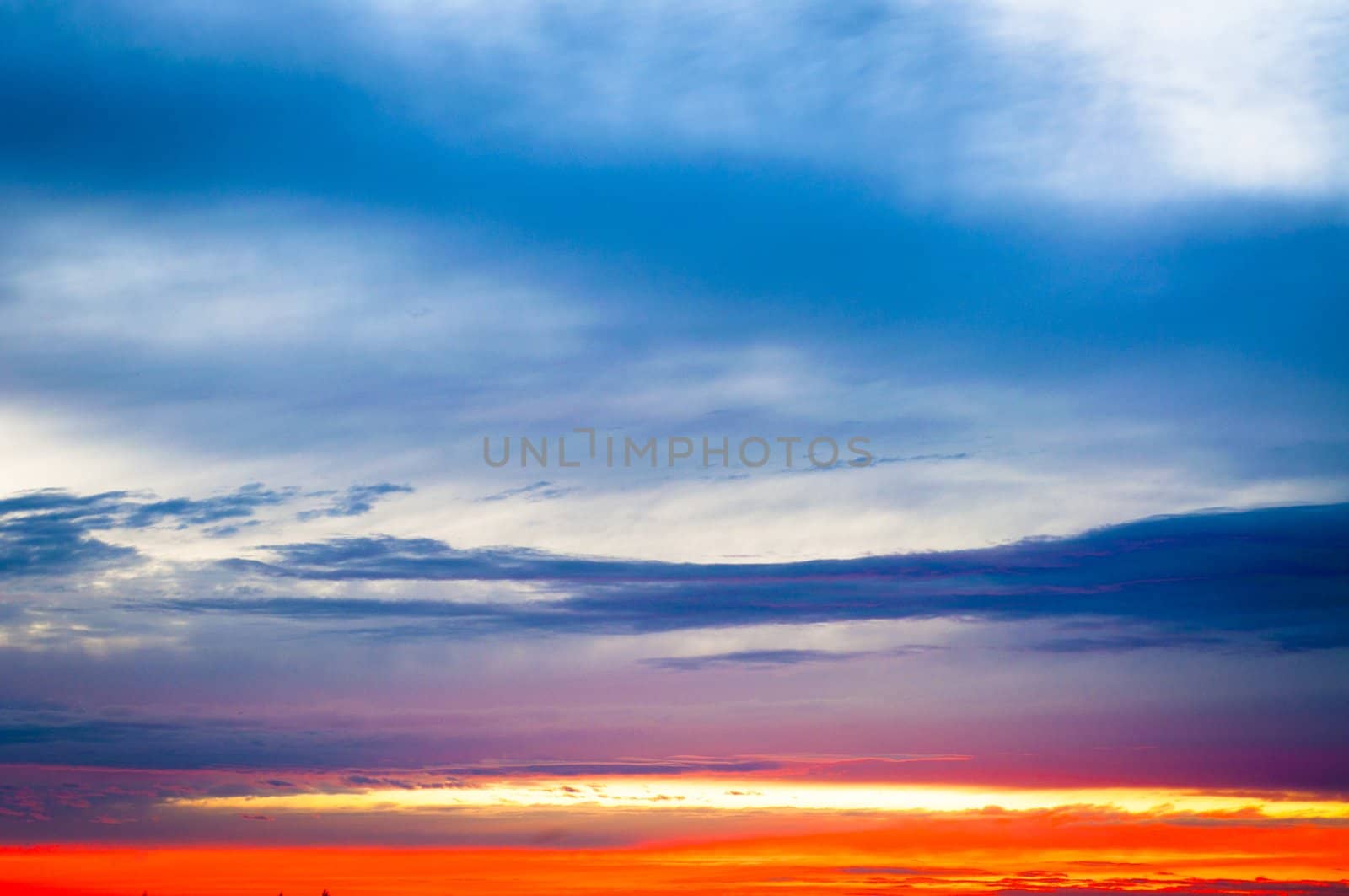 An image of amazing sunset