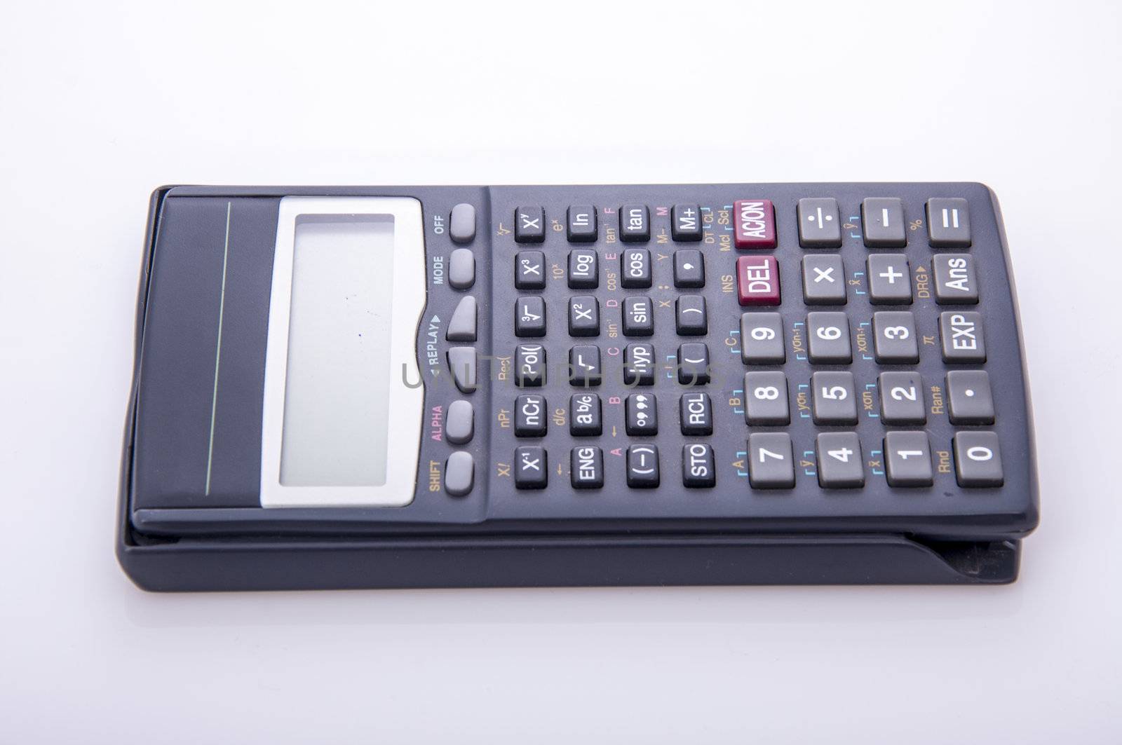 an image of calculator isolated on white