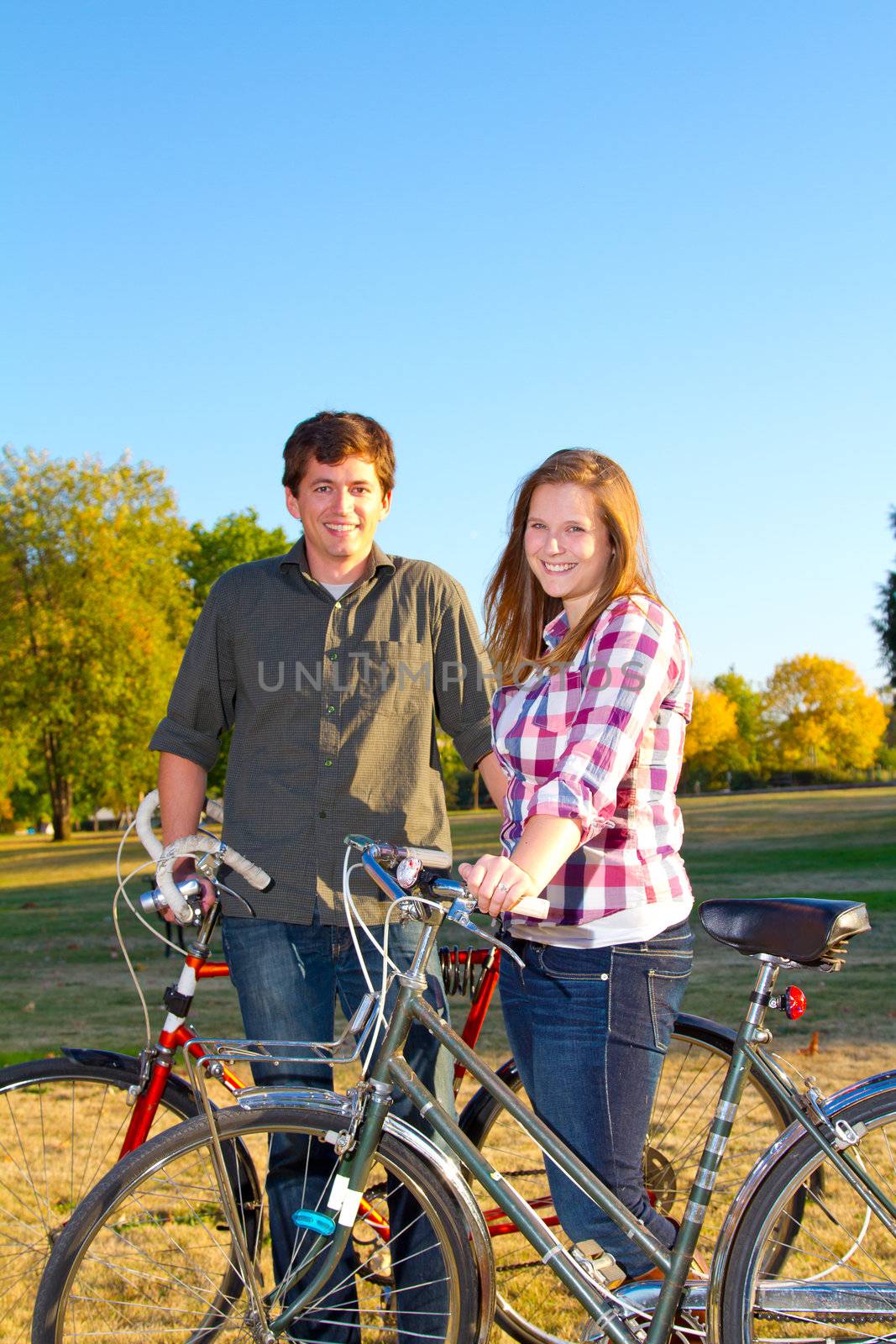 Cycling Couple by joshuaraineyphotography