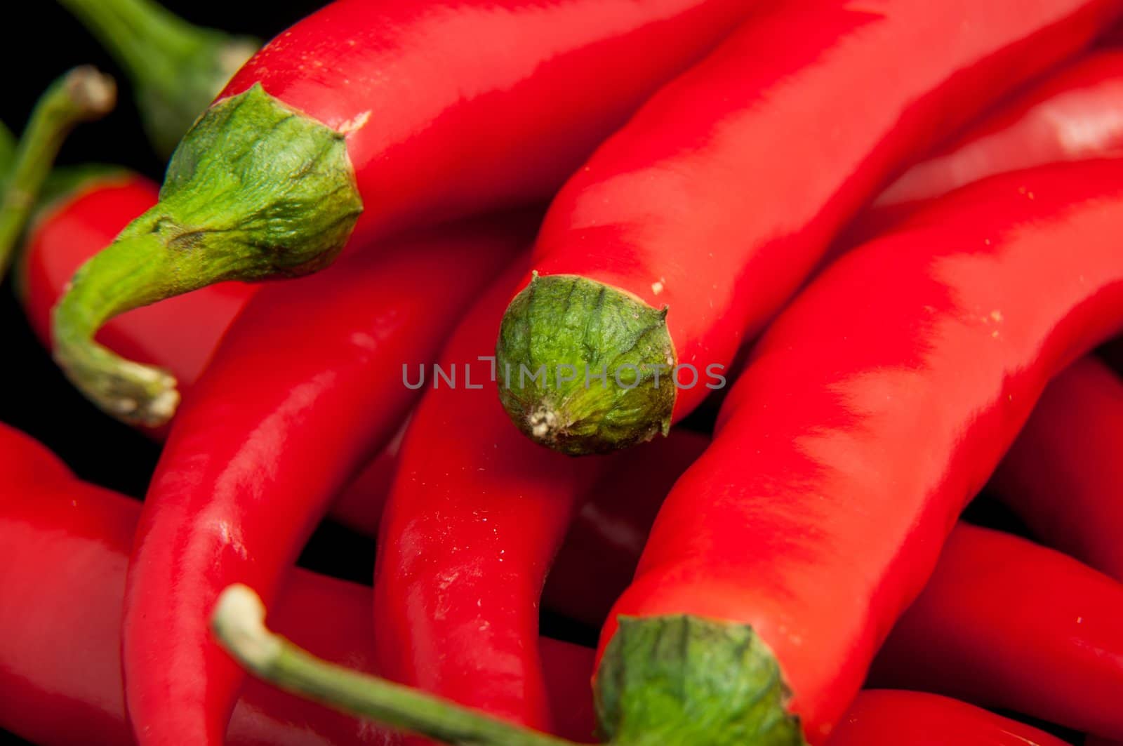 An image of red chilli pepper isolated