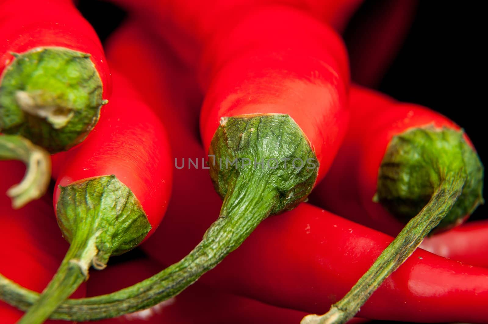 An image of red chilli pepper isolated