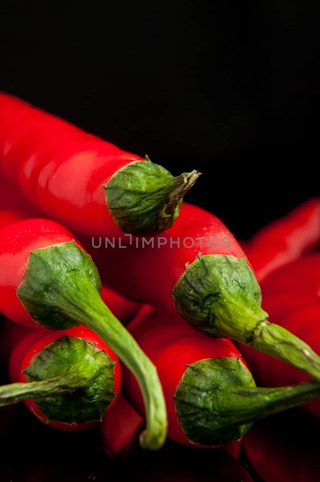 An image of red chilli pepper isolated