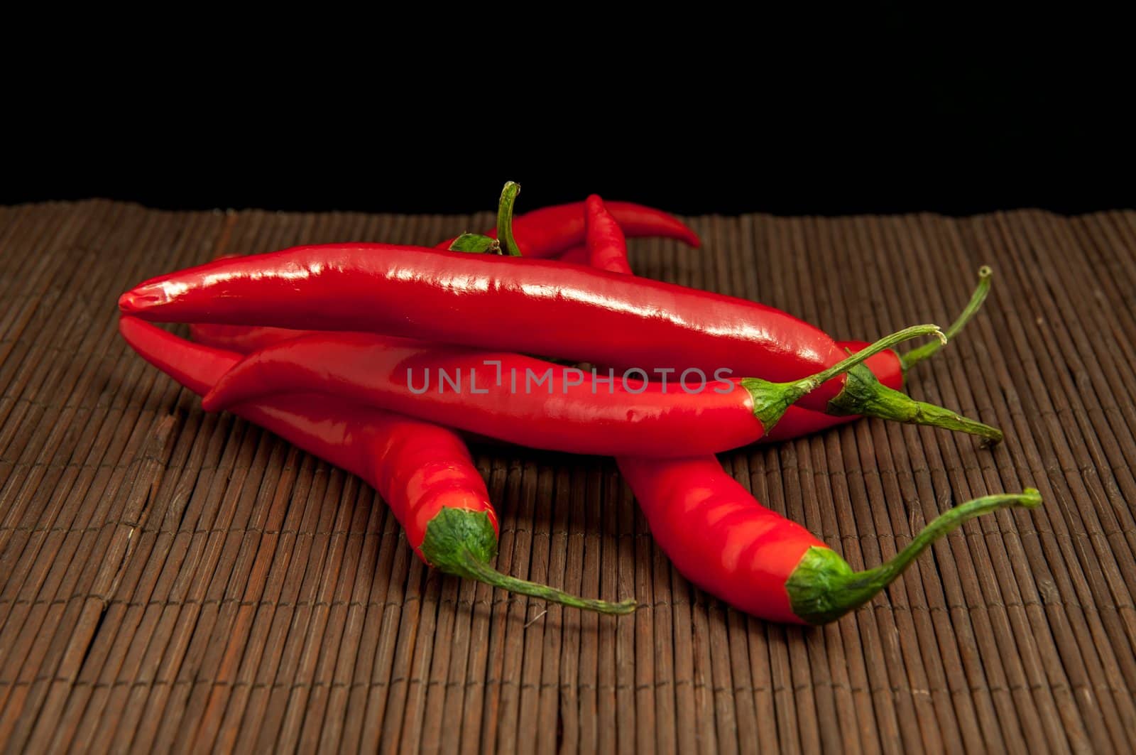 An image of red chilli pepper isolated