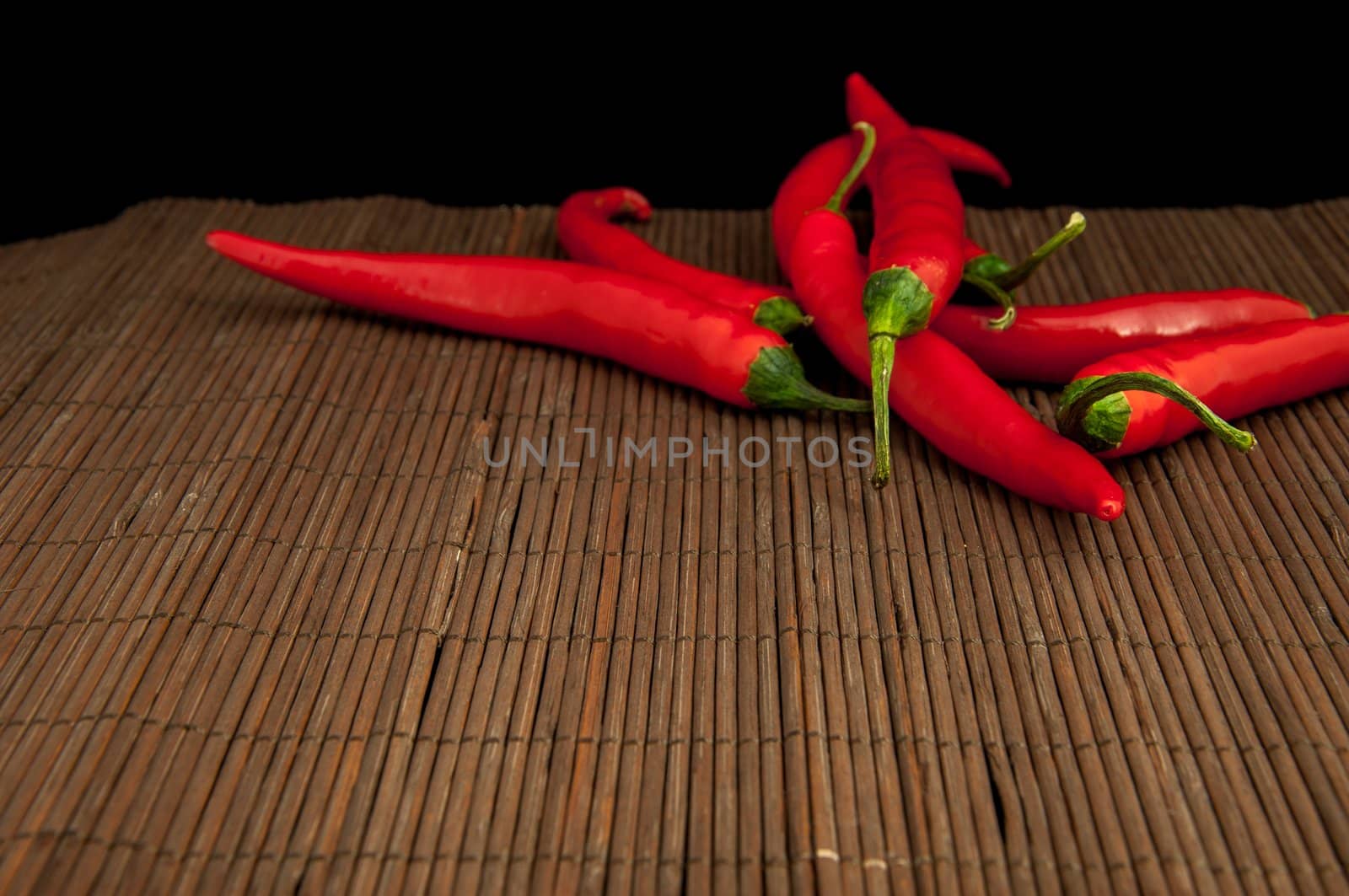 An image of red chilli pepper isolated