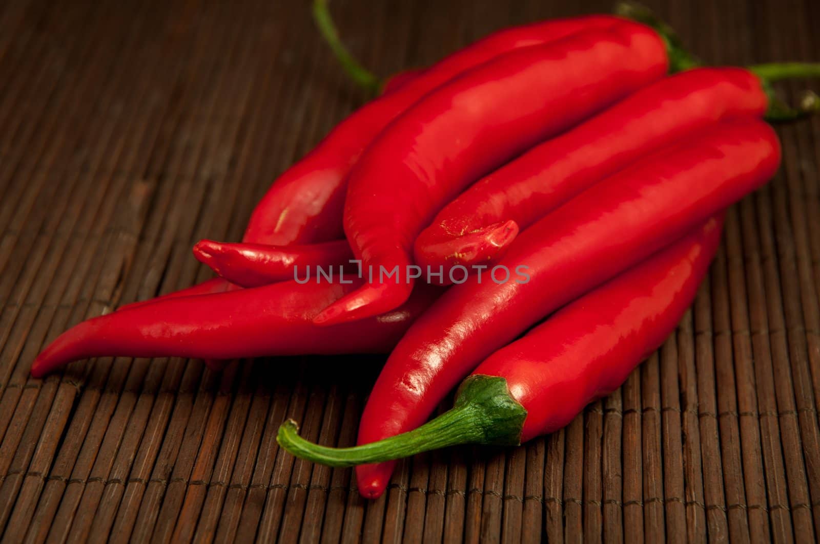 An image of red chilli pepper isolated