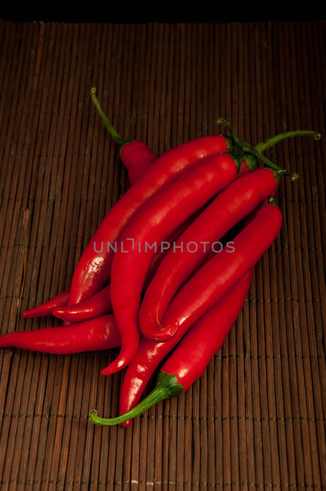 An image of red chilli pepper isolated