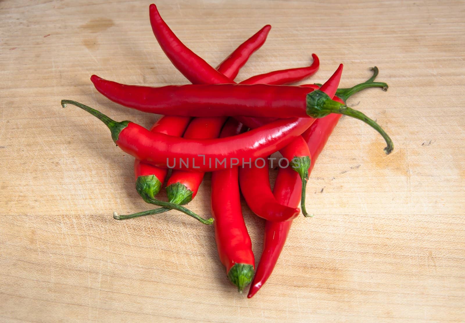 An image of red chilli pepper isolated