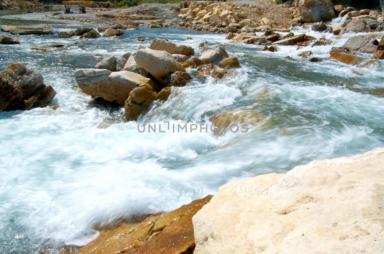 
mountain river.  Turkey.