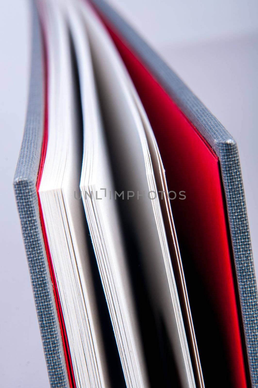 An image of book macro photography. Shallow depth of field.