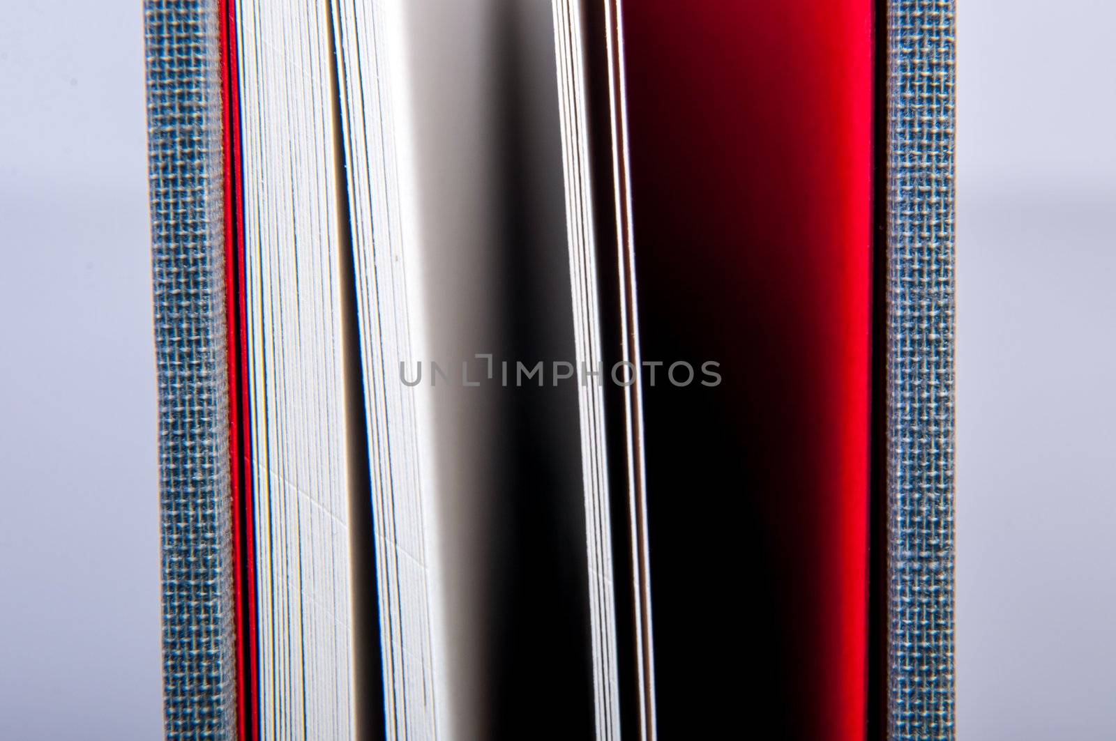 An image of book macro photography. Shallow depth of field.