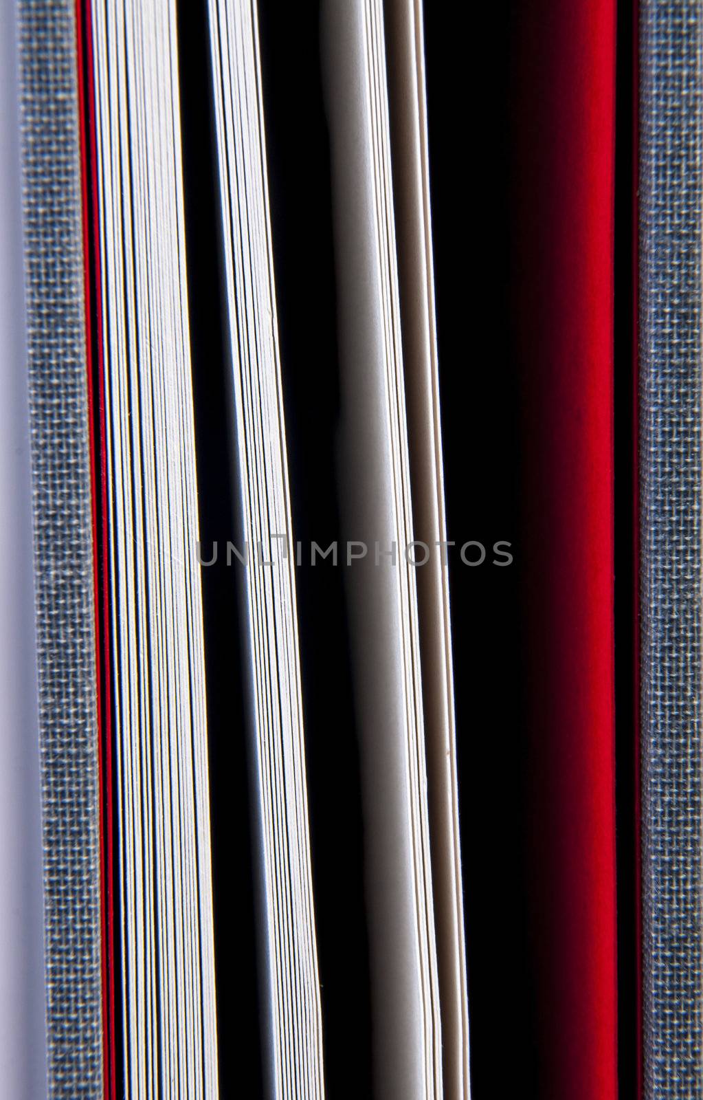 An image of book macro photography. Shallow depth of field.