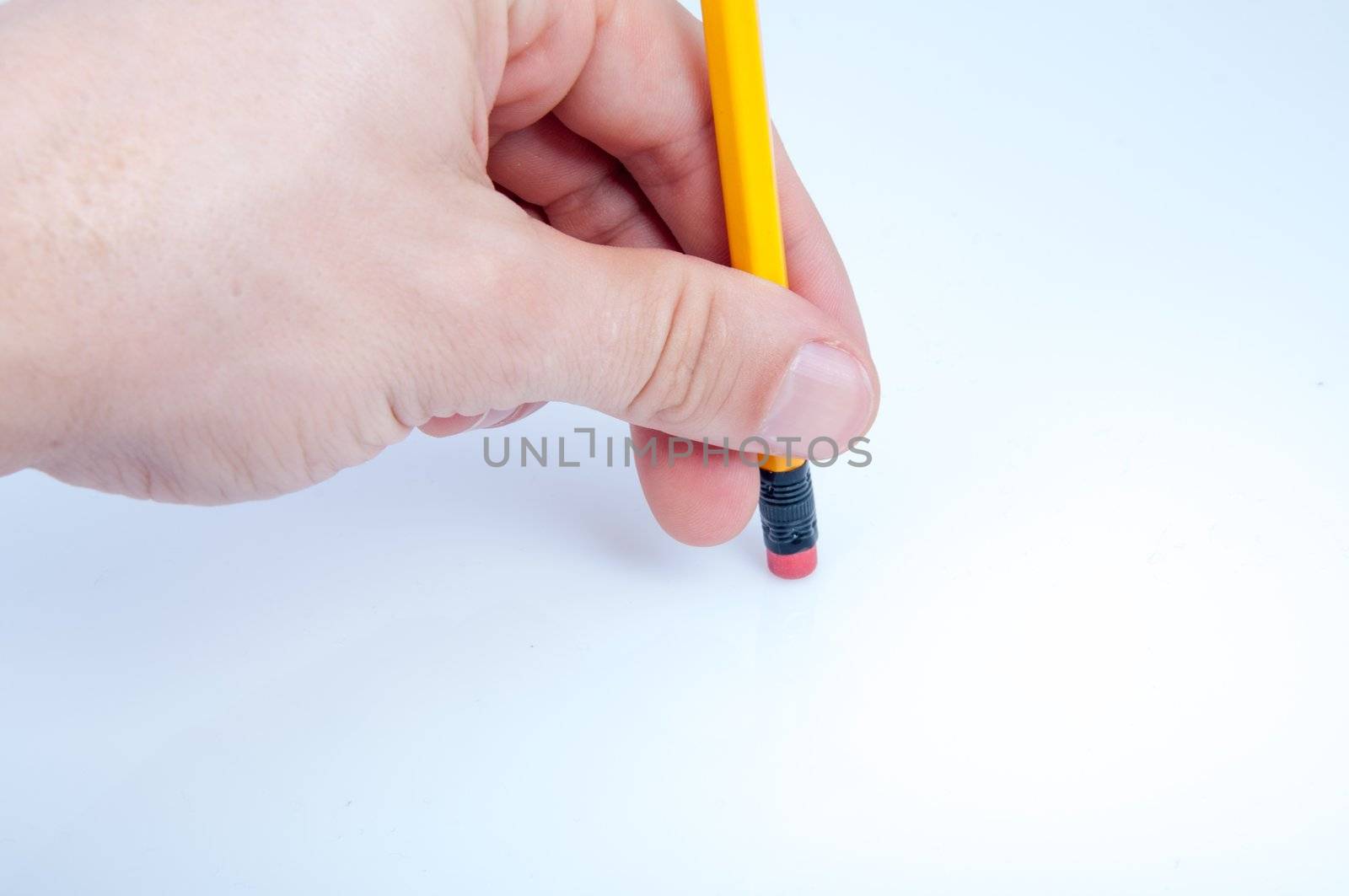 an image of eraser isolated on white 