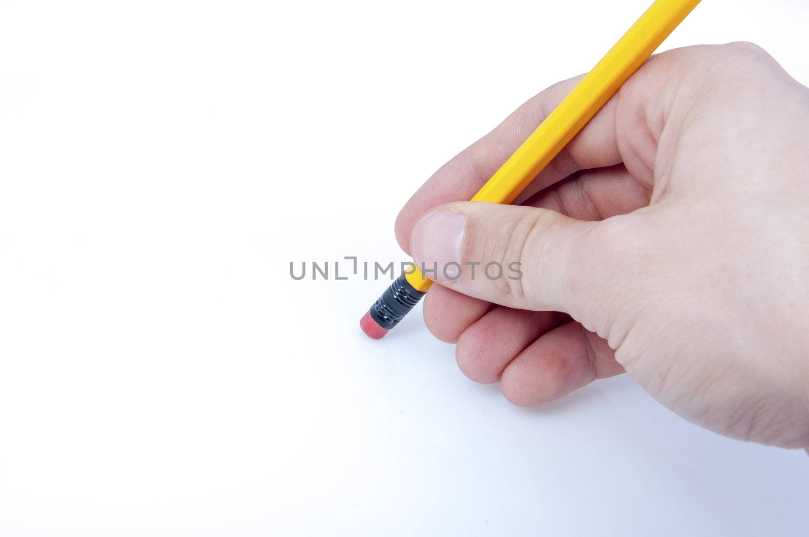an image of eraser isolated on white 