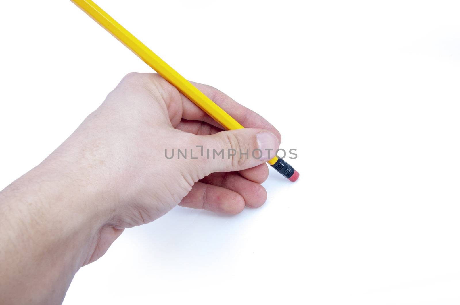 an image of eraser isolated on white 