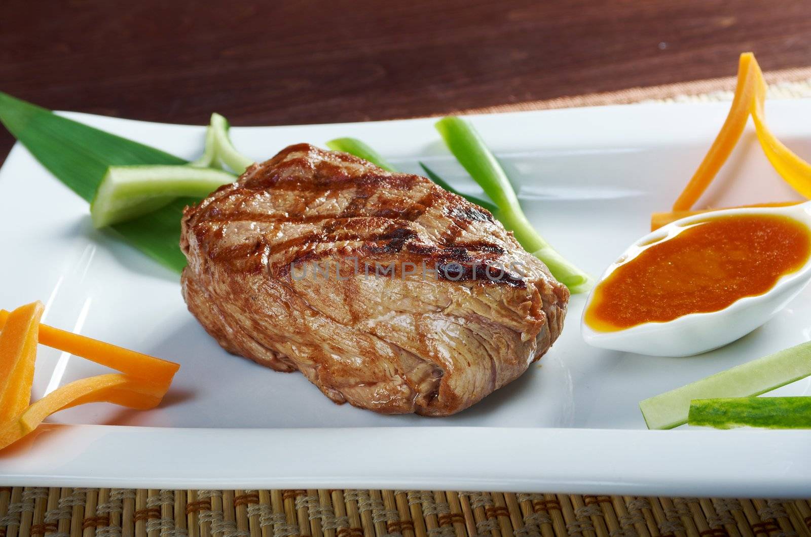 Japanese Kobe beef  Roast.Shallow depth-of-field.