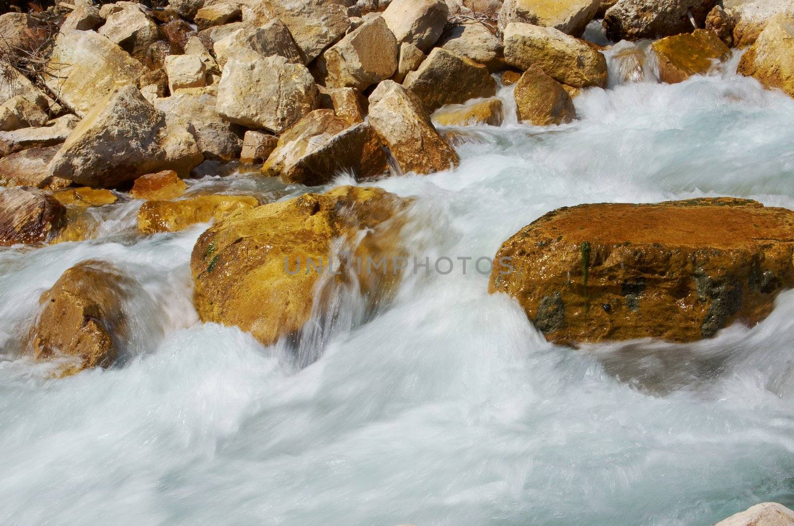 
mountain river.  Turkey.