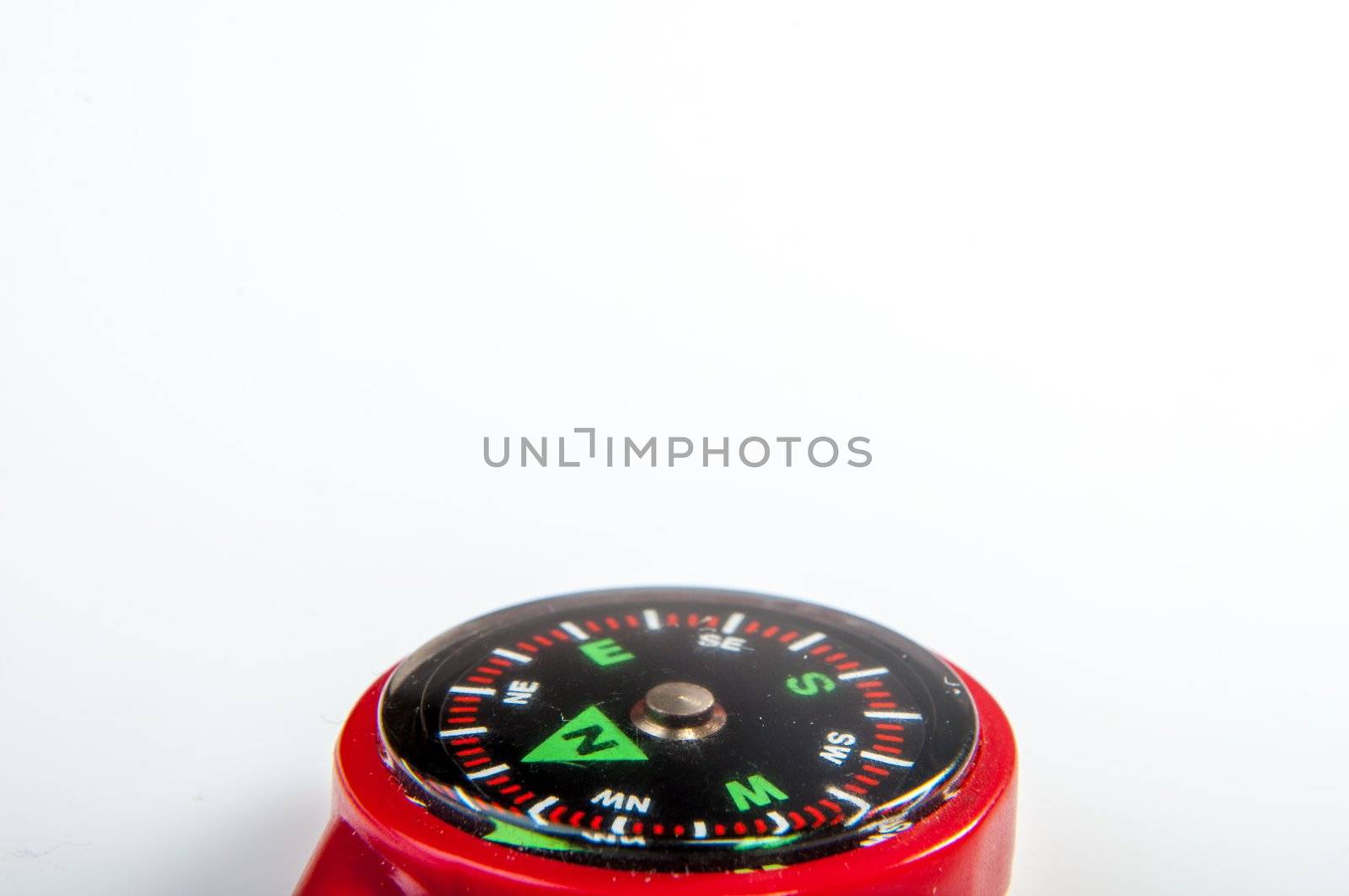 An image of compass showing north direction