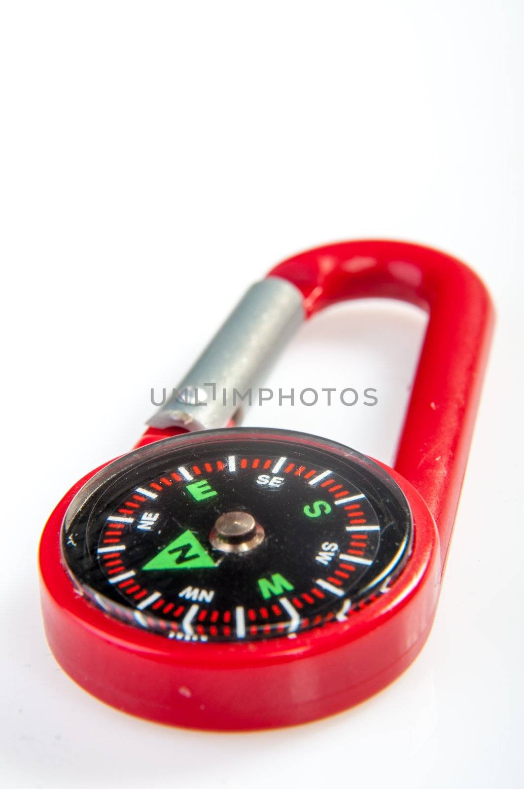 An image of compass showing north direction