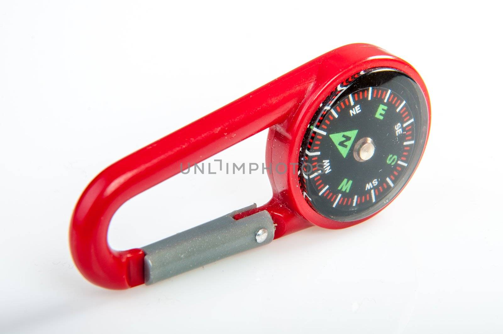 An image of compass showing north direction