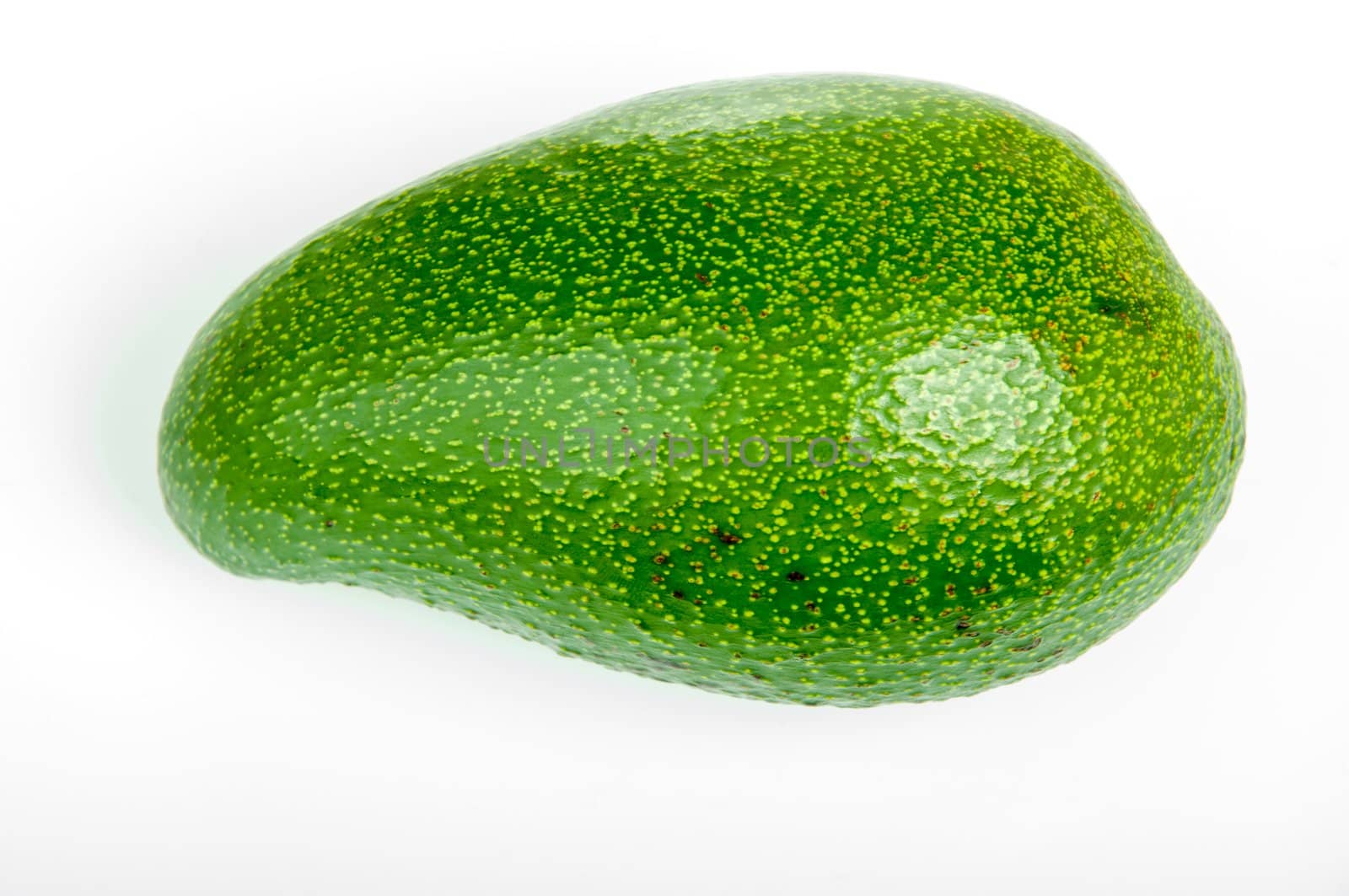An image of avocado fruit isolated on white