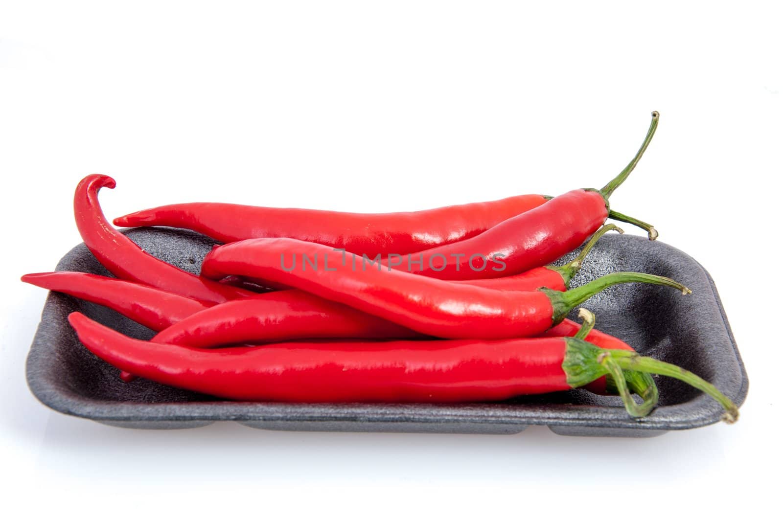 An image of red chilli pepper isolated
