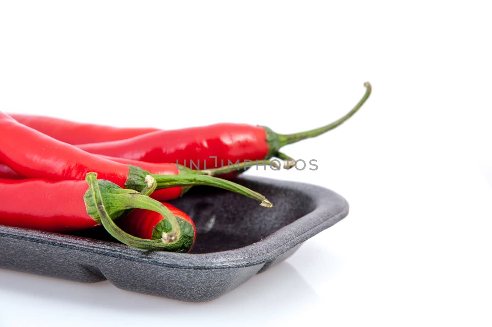 An image of red chilli pepper isolated