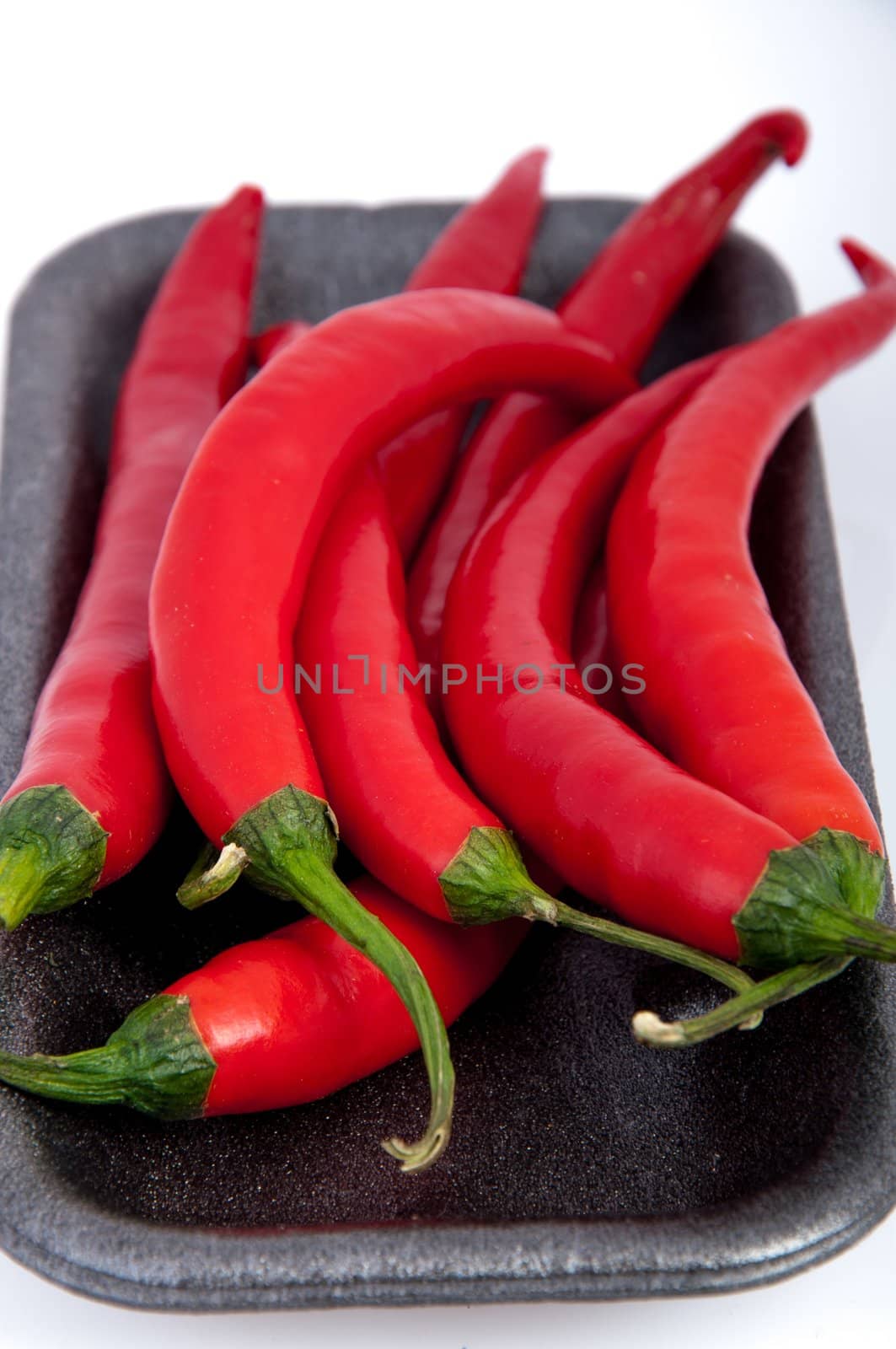 An image of red chilli pepper isolated