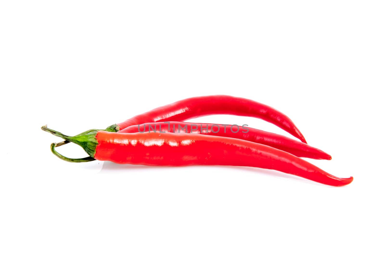 An image of red chilli pepper isolated
