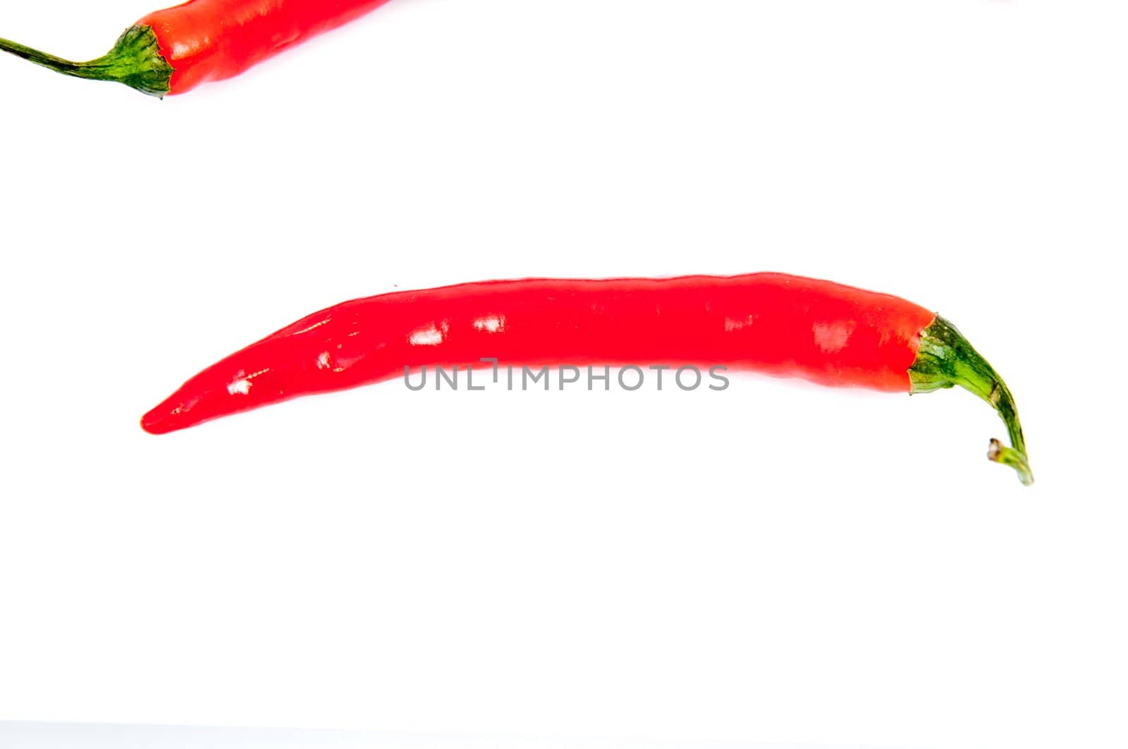 An image of red chilli pepper isolated
